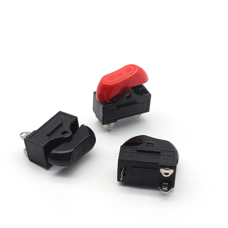 【2PCS】 10A 250VAC Hair Dryer Switch,Rocker Switch,3 Position ON OFF Boat Switch