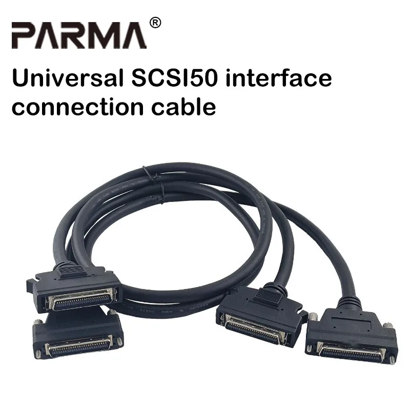 SCSI50p connection cable with CN50PIN interface suitable for ABB/SANYO/MITSUBISHI/DATADVANCE servo CN1 signal line