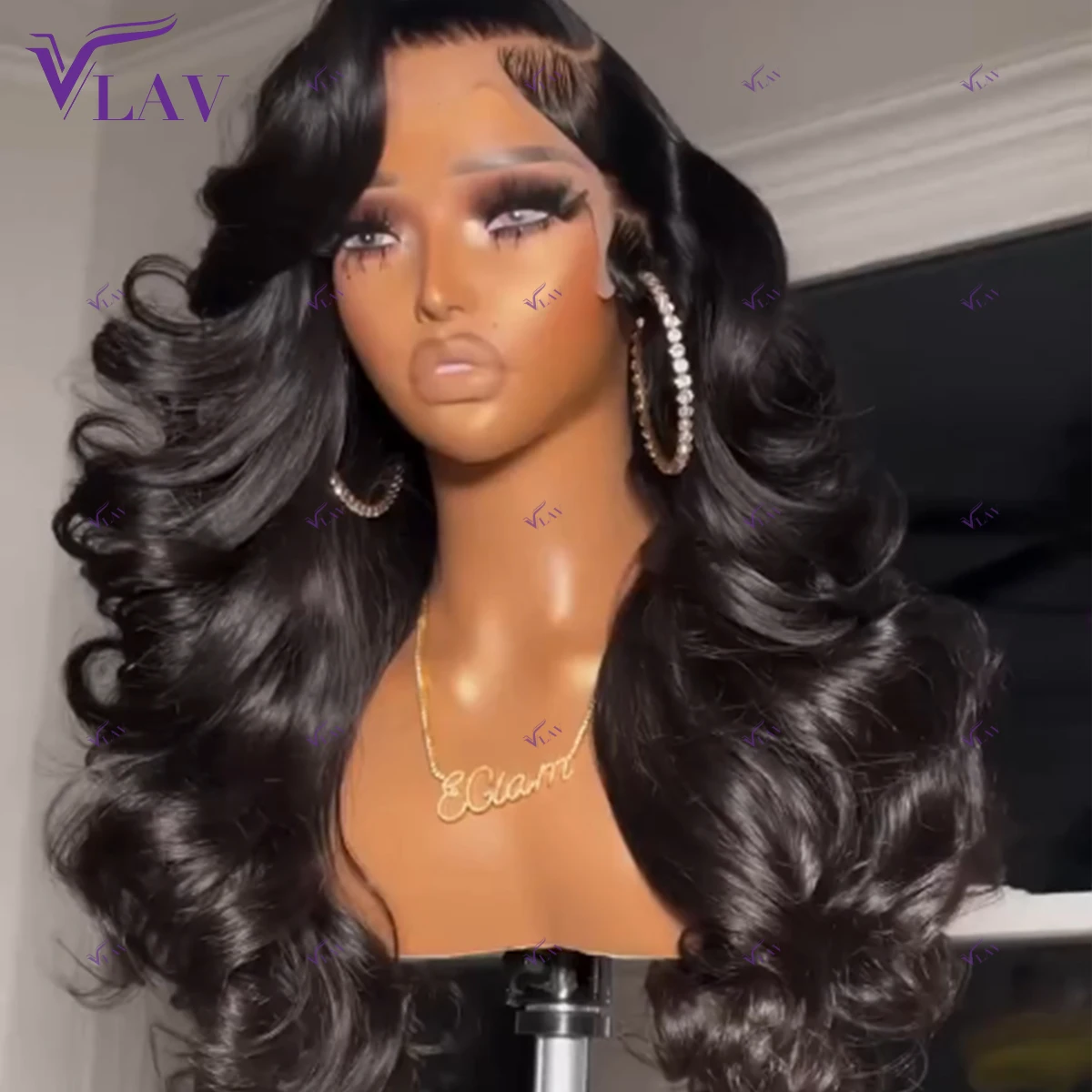 450 Density Body Wave Glueless Wigs Human Hair 13×6 HD Lace Frontal Wigs 13×4/360 HD Lace PrePlucked With Baby Hair 30 36 Inch