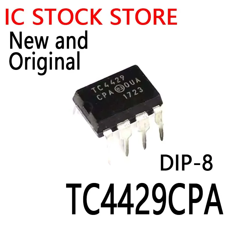 5PCS New and Original  DIP-8 TC4429  4429CPA  TC4429EPA  MIC4429CN MIC4429 TC4429CPA