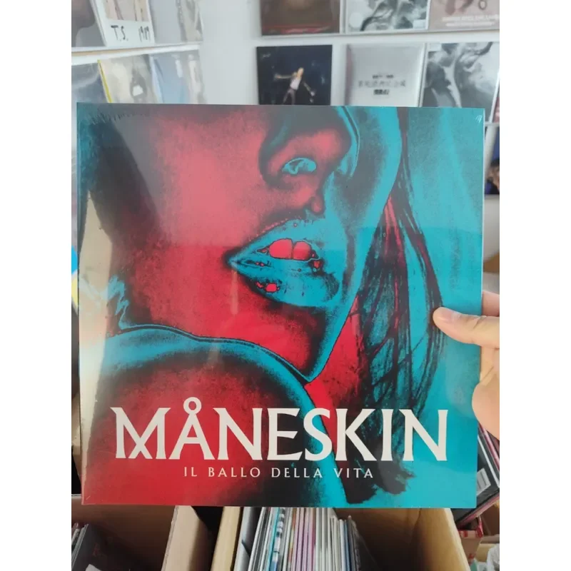 

Maneskin Il Ballo Della Vita Limited Edition Blue Glue LP Vinyl for Vinyl Record Players