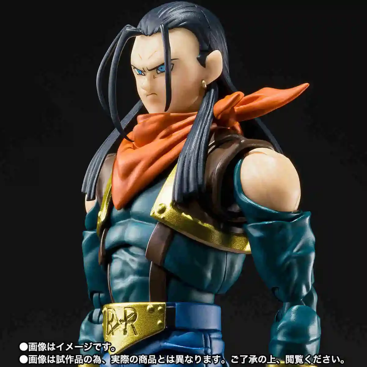 Original In Stock Anime Dragon Ball Super S.H.Figuarts SUPER ANDROID 17 Action Figure PVC Model Doll Toy Children Birthday Gift