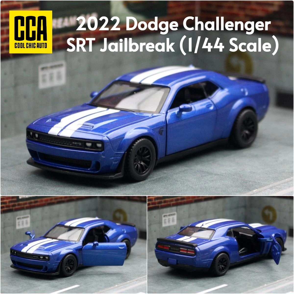 1/44 ダッジチャレンジャー SRT ヘルキャットおもちゃの車モデルダイ