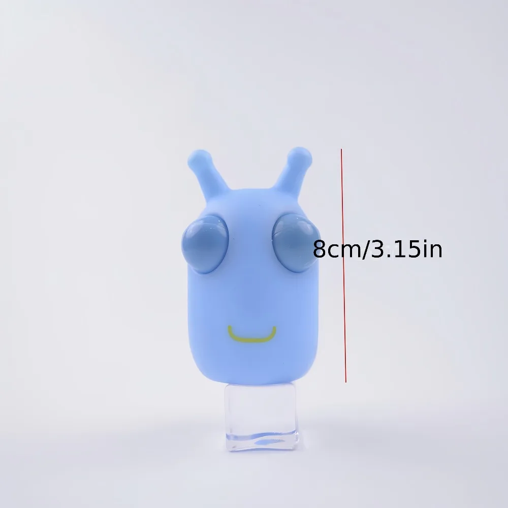 Lustige Insekten lassen ihre Augen auf, wenn es zusammengedrückt haben. Anti-Stress-Entlastungsspielzeug für Kinder und Erwachsene als Geschenk