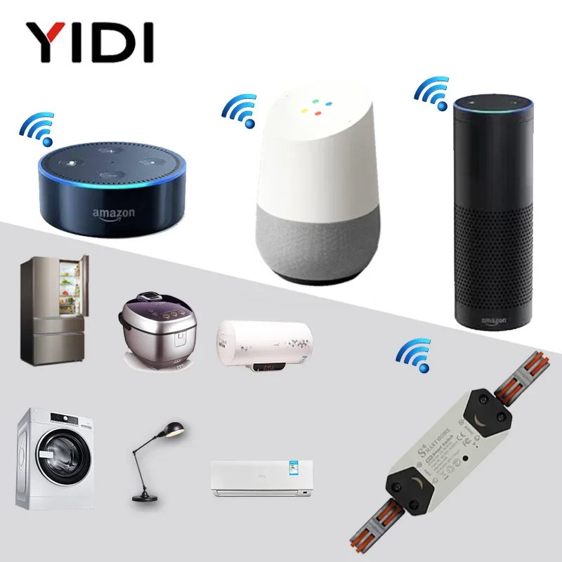 WiFi Smart Lampu Universal Breaker Timer Nirkabel APP Smart Hidup Tuya Remote Control Switch