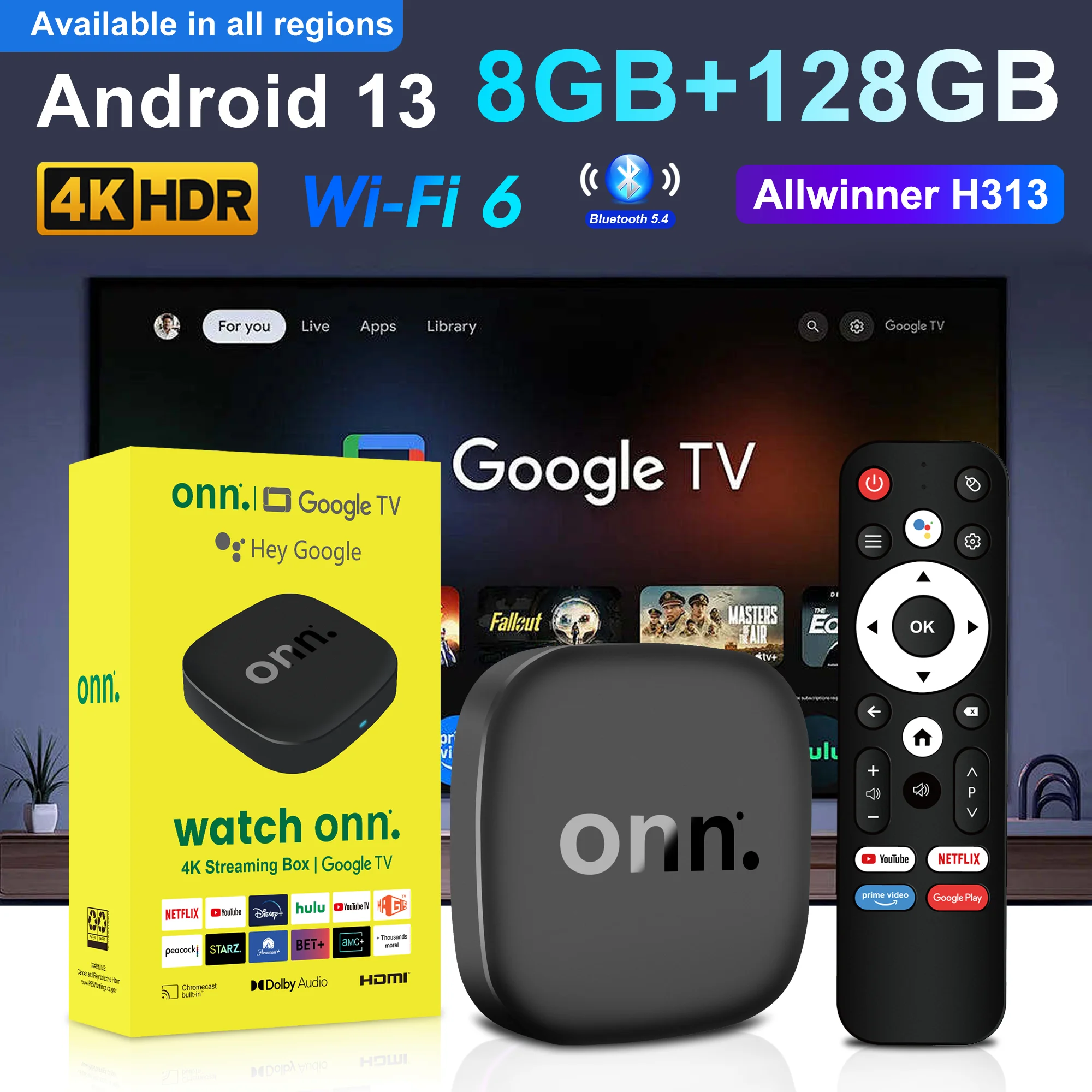 Home Cinema Google - ONN TV BOX H313 ONN Perangkat