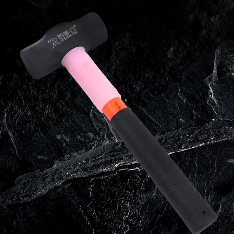 

High-carbon Steel Octagon Hammer Industrial Rubber-coated Anti-slip Handle Octagonal Hammer Professional Woodworking Hand Tool