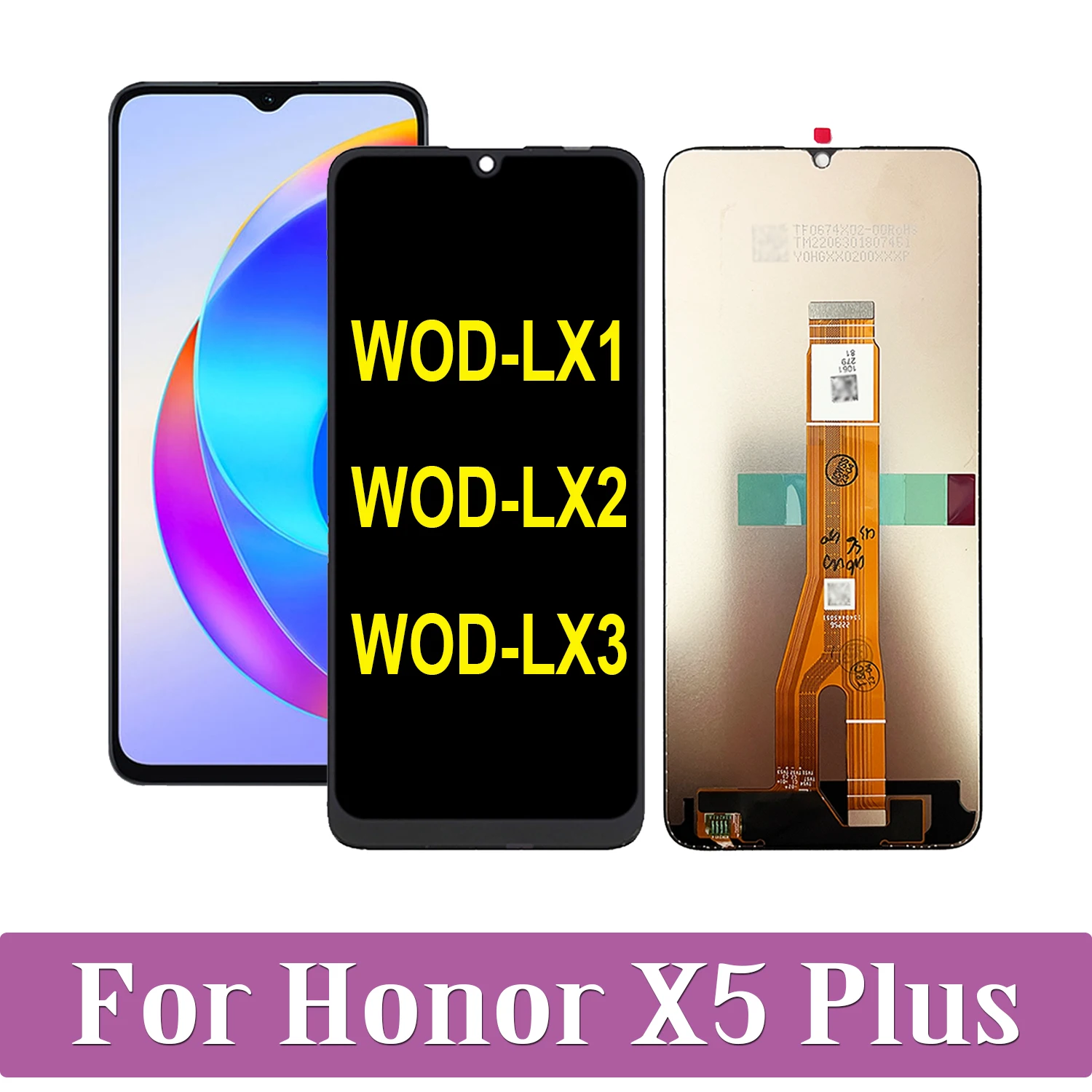 For Honor X5 Plus Display WOD-LX1 WOD-LX2 WOD-LX3 LCD Touch Screen Digitizer Assembly