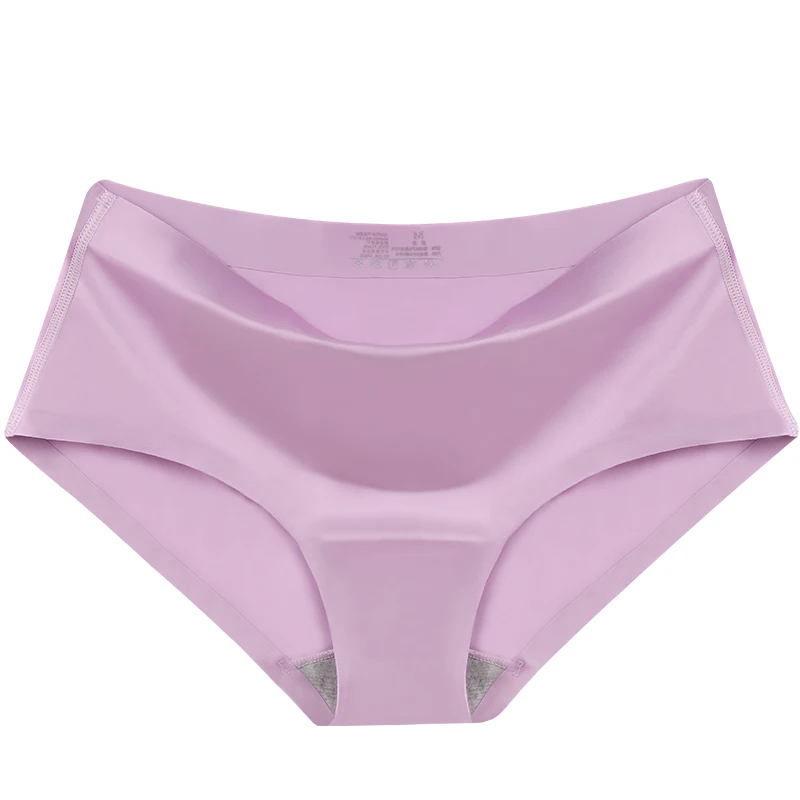 plus Size Sl Ice Silk e Panties mid High Waist Sexy Hip Lifting Breathable Underwear for plus Size Women