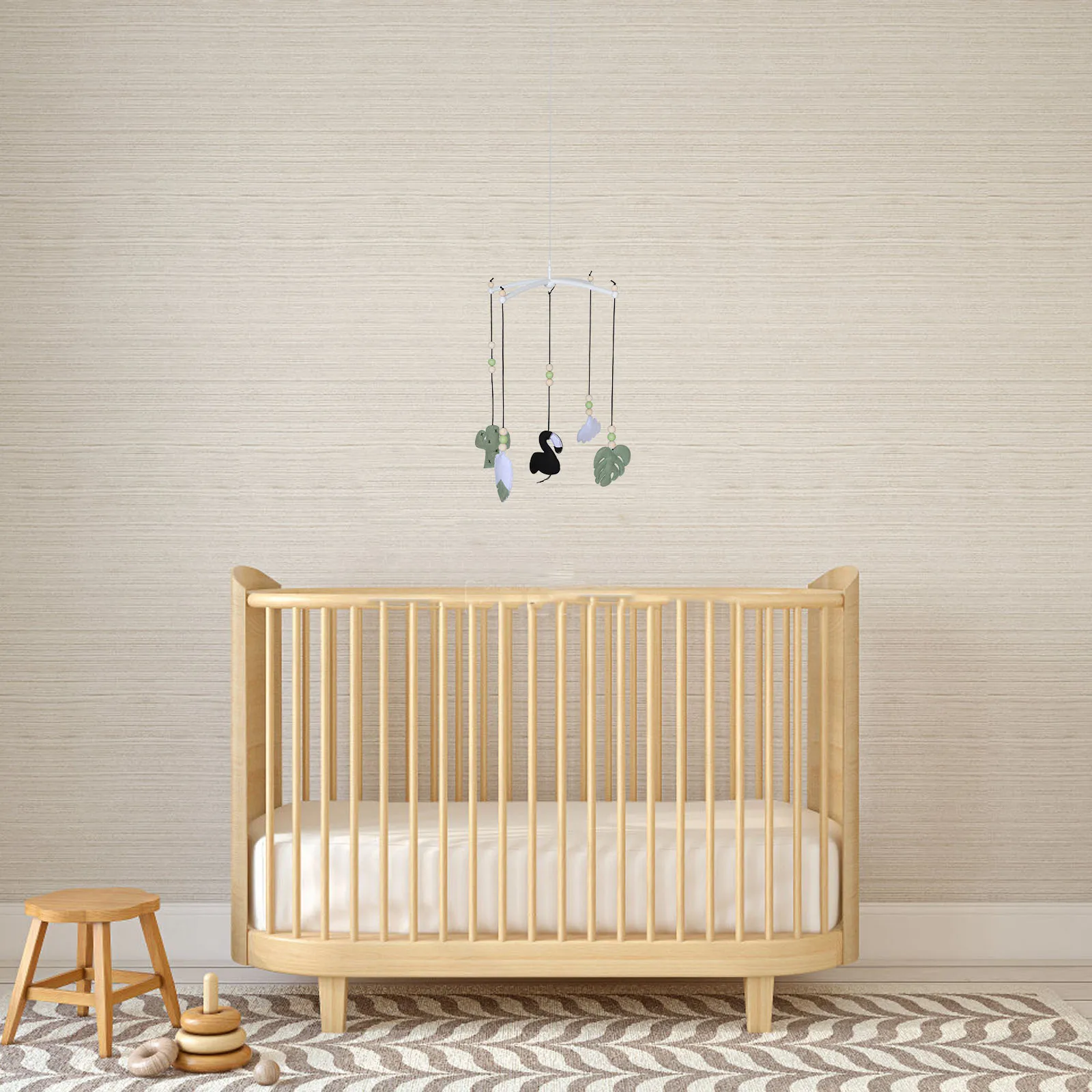 

Crib Bell Baby Nursery Decor Hanger Mobile Soother Toy Bed Bassinet Wall Decoration Stroller Hanging Toys