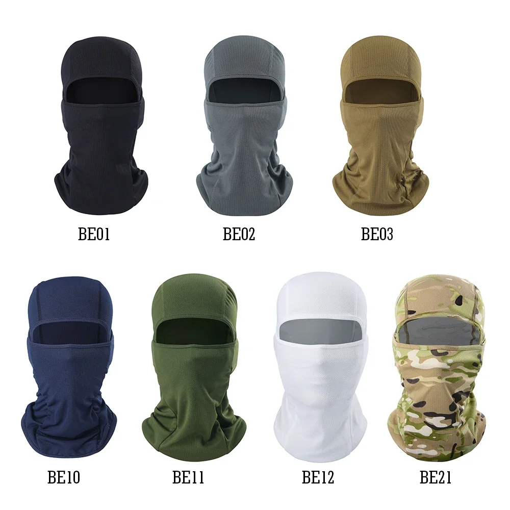 Pasamontañas transpirable para motocicleta, máscara facial completa, cubierta a prueba de viento para Moto, Motocross, ciclismo, esquí,