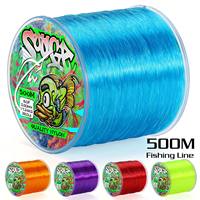 Sougayilang Nylon Fishing Line Super Stronger 500m Nylon Line Max Drag 7-38LB Fluorocarbon Fishing Line for Salt/fresh Water