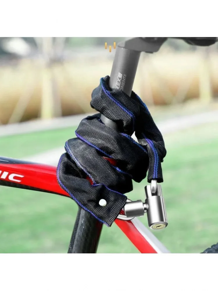 AliExpress NONE Anti-Theft Chain Lock - Anti-Shear Extended Thickened for Electric & Mountain Bikes