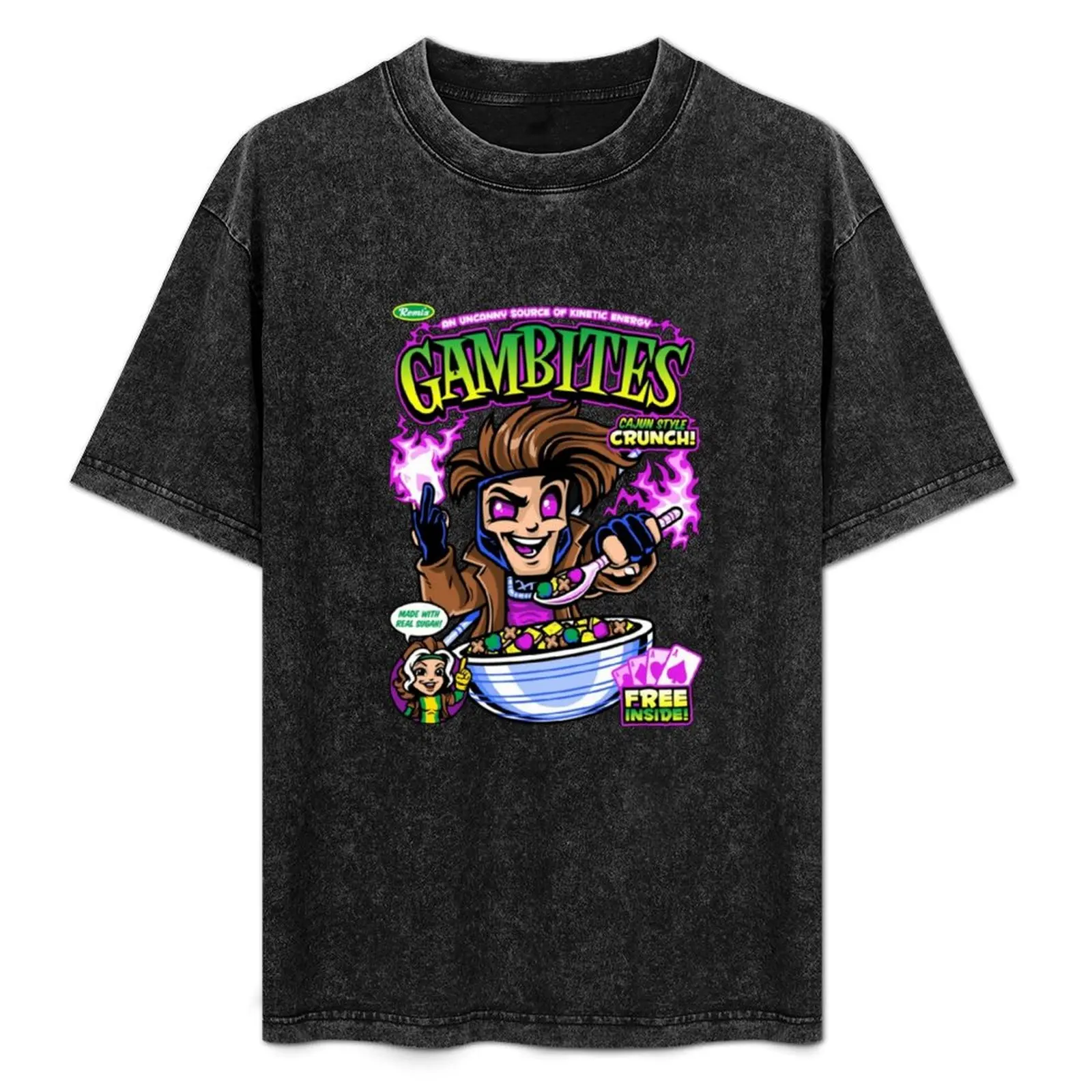 

Vintage Gambites T-Shirt Sports Casual Short Sleeve Cotton Tee