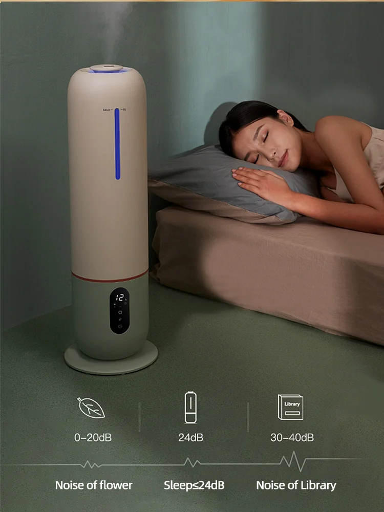 Indoor Big Area Cool Mist Evaporative Humidifier for Bedroom Large Room