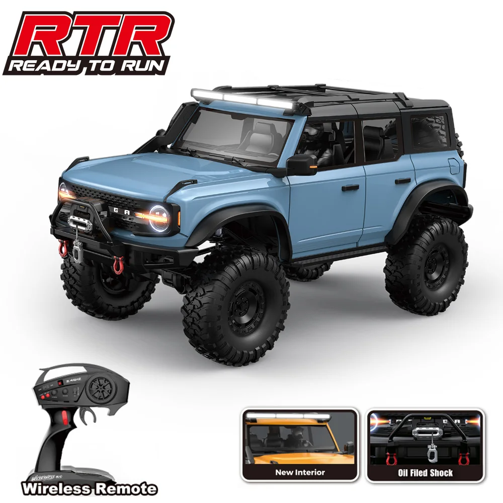 RC クローラー 1/10 Rc カー 4WD RTR HB R1001 LED 2.4 グラム電動