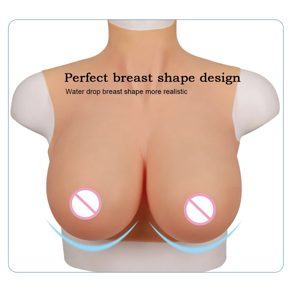 Dokier Thin Silicone Breast Forms Boobs for Mastectomy Cancer Crossdresser Transvestite Sissy Artifical Chest DragQueen Cosplay