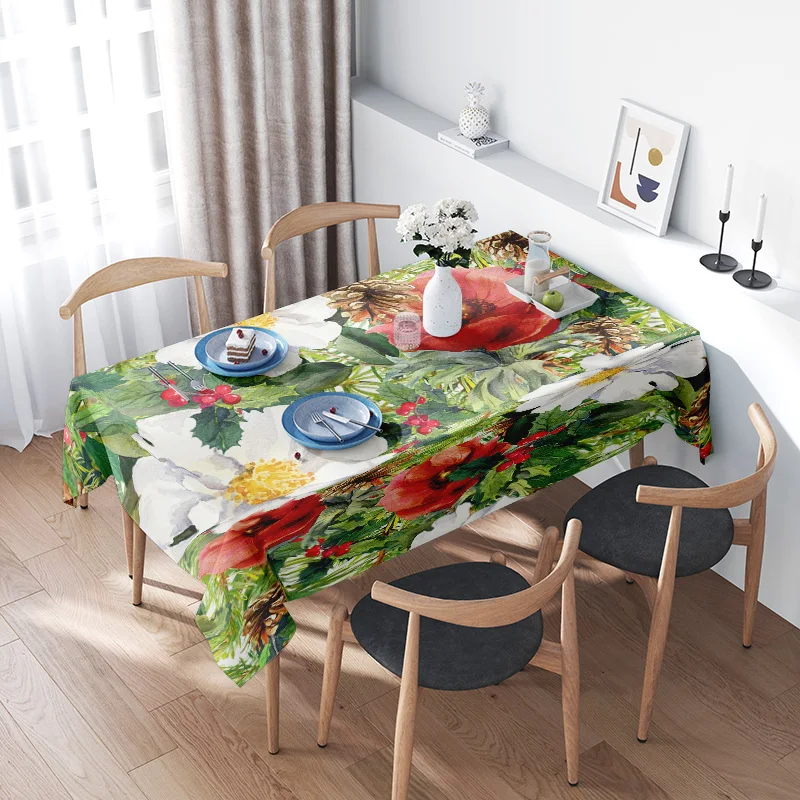 Vibrant Floral Tablecloth: Perfect for a Festive Dining Experience This 128-character AliExpress title captures the essence of t