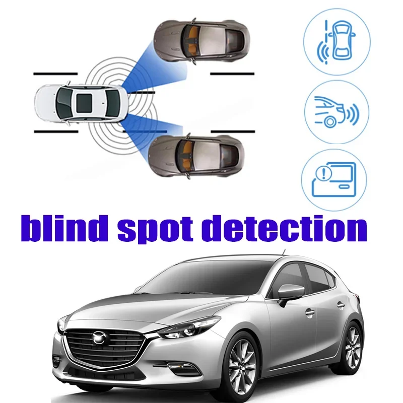 For Mazda 3 Axela BM BN 2016~2018 Car BSD BSA BSM Blind Area Spot Warning Safety Drive Alert Mirror Rear Radar Detection