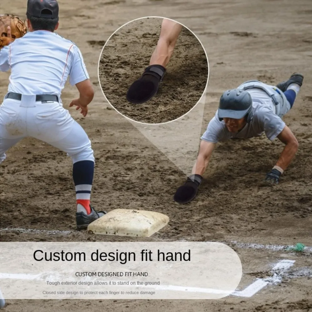 

Раздвижные перчатки для бейсбола с мороженым, универсальные защитные перчатки для левого и правого цвета, компрессионный ремень, регулируемые перчатки для софтбола на запястье