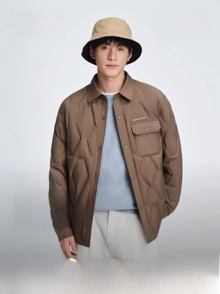 

Bosideng New Men's down Jaet irt Collar Warmth Commuting Lightweight Faionable Simple Match All Bosideng B2503539