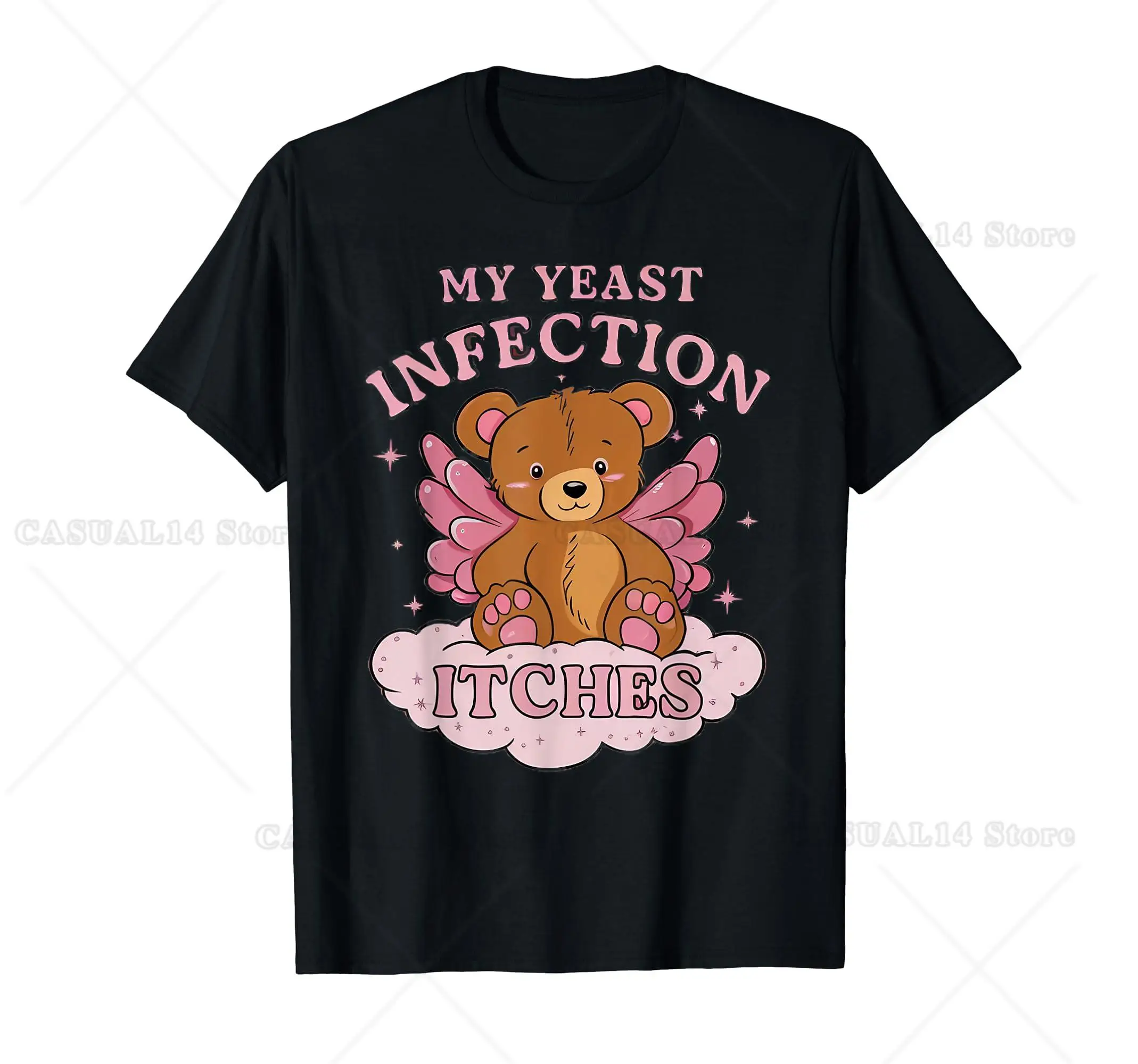 My Yeast Infection Itches Bear Funny Oddly Specific Meme T-Shirt