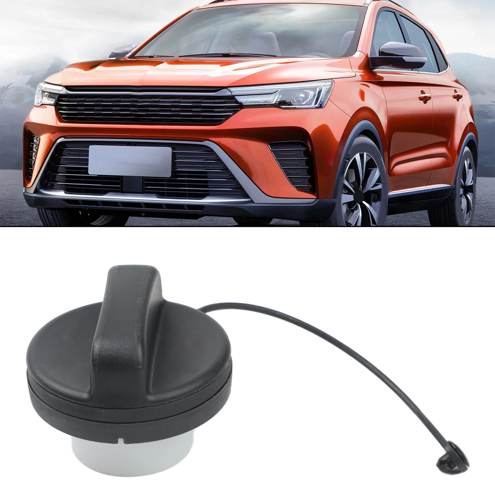 ABS Fuel Tank Cover Cap for MG3 For GS For ZS For MG5 Built Between 2018 and 2023 OEM Part 10019026 Compatible Replacement