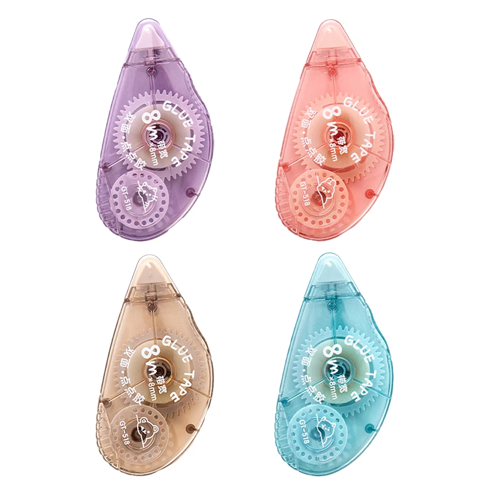 

4pcs Portable Correction Tape For Students Smooth Correcting Tapes Classroom Supplies Adhesive Eraser Tape Practical Writing