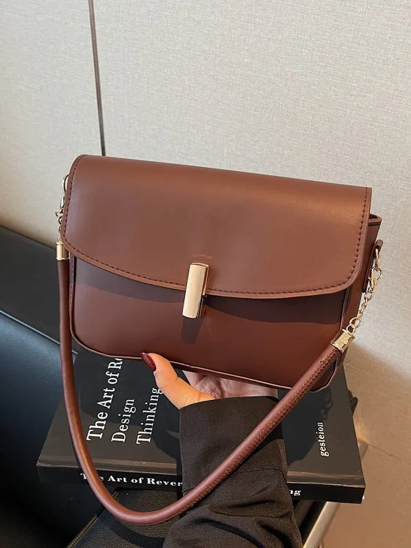 

2025 New Vintage Underarm Bag for Women Small Square Purse Convertible Shoulder Bag Fresh & Versatile for Daily Lifestyle