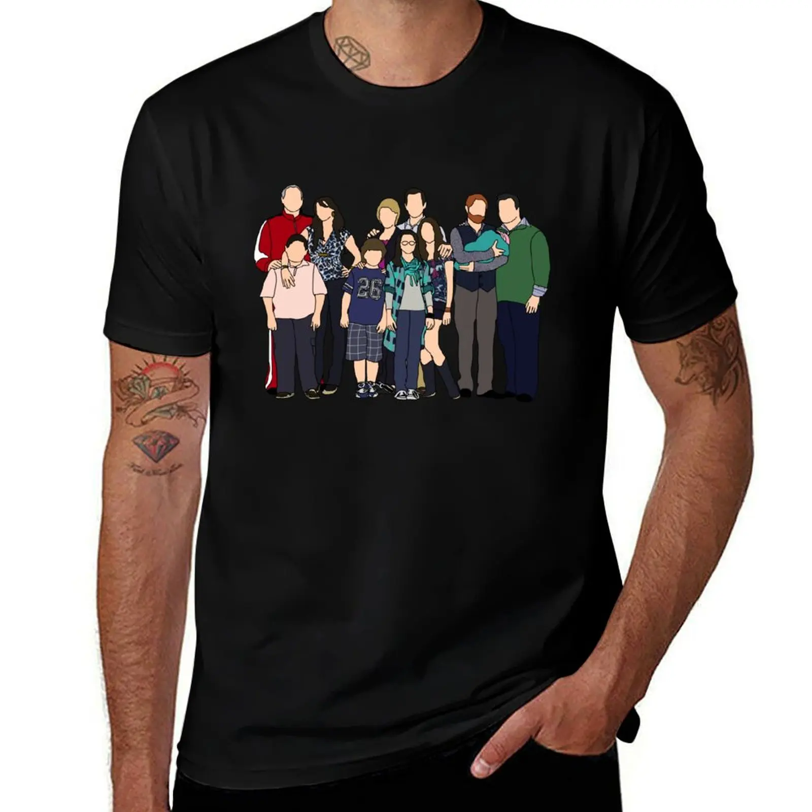 

modern-family T-Shirt cotton t shirt pack t shirt personalised T-Shirt