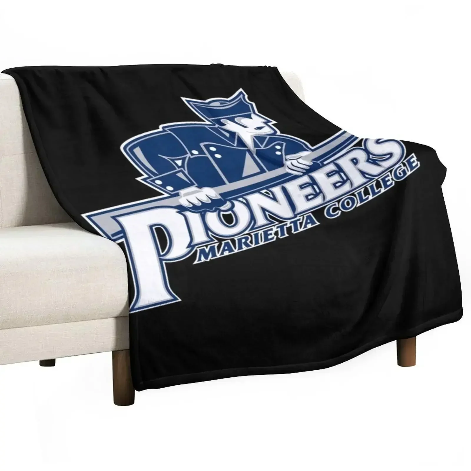 Marietta pioneers Throw Blanket Hairys Camping Blankets