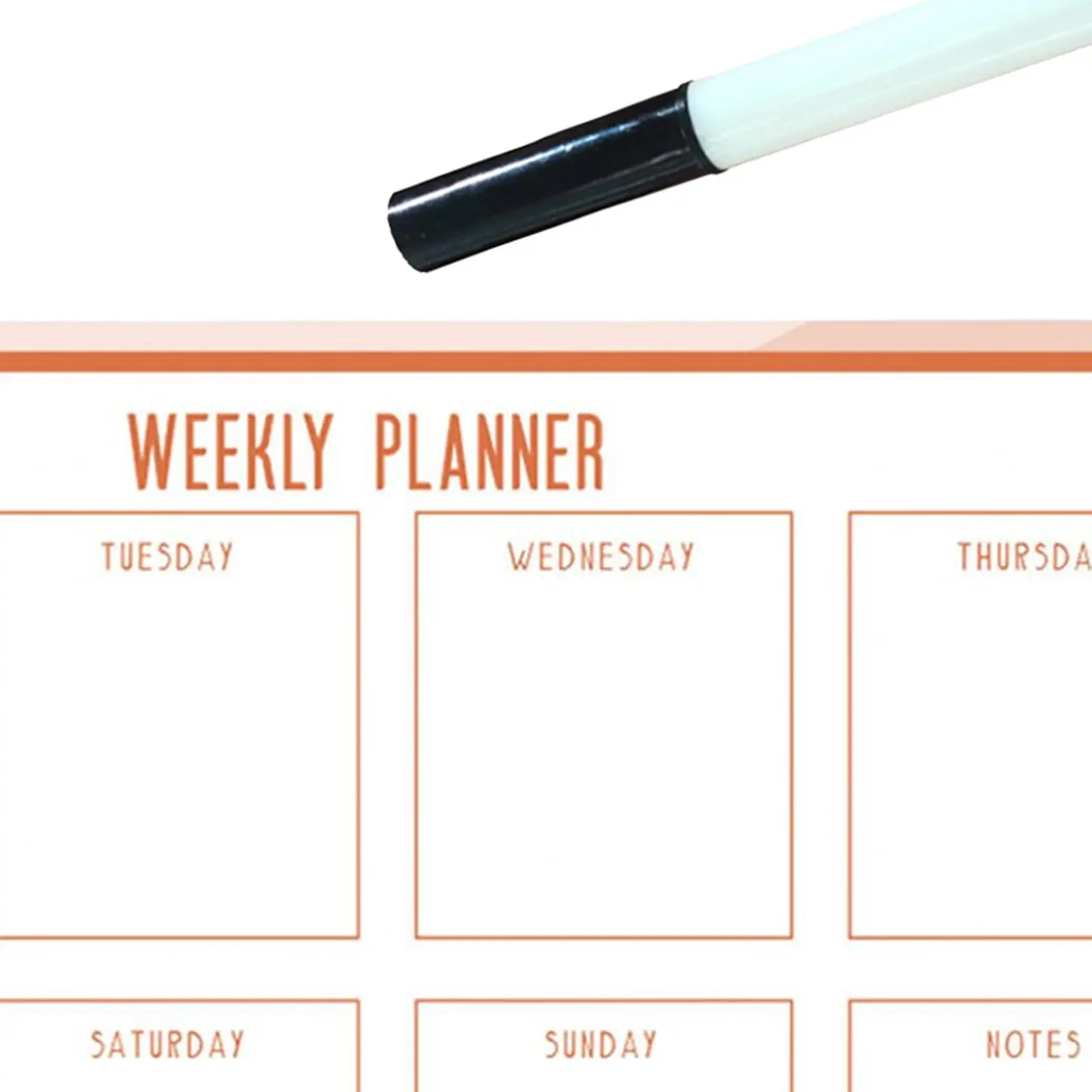 

Dry Erase Board with Pen Daily Notes Dry Erase Calendar Whiteboard for Home Office