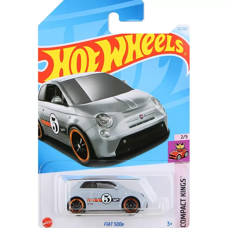 

Original Hot Wheels Car Gray FIAT 500e Toys for Boys 1/64 Diecast Metal Model Voiture Brinquedos Carro Collection Birthday Gift