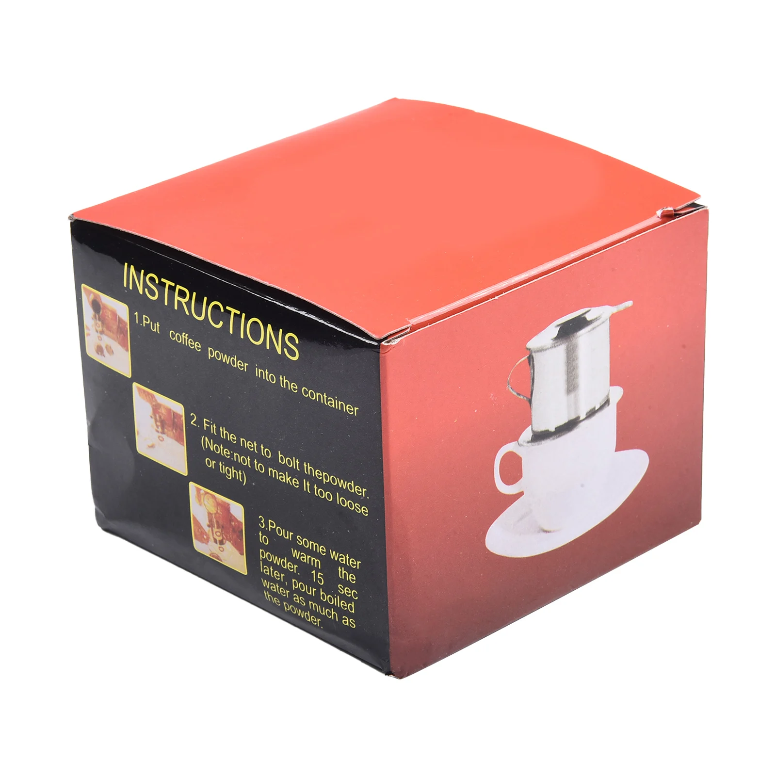 1 قطعة الفولاذ المقاوم للصدأ القهوة تصفية Infuse كوب الفيتنامية 50/100 مللي فنجان القهوة صانع وعاء بالتنقيط تصفية Infuser المطبخ القهوة #6