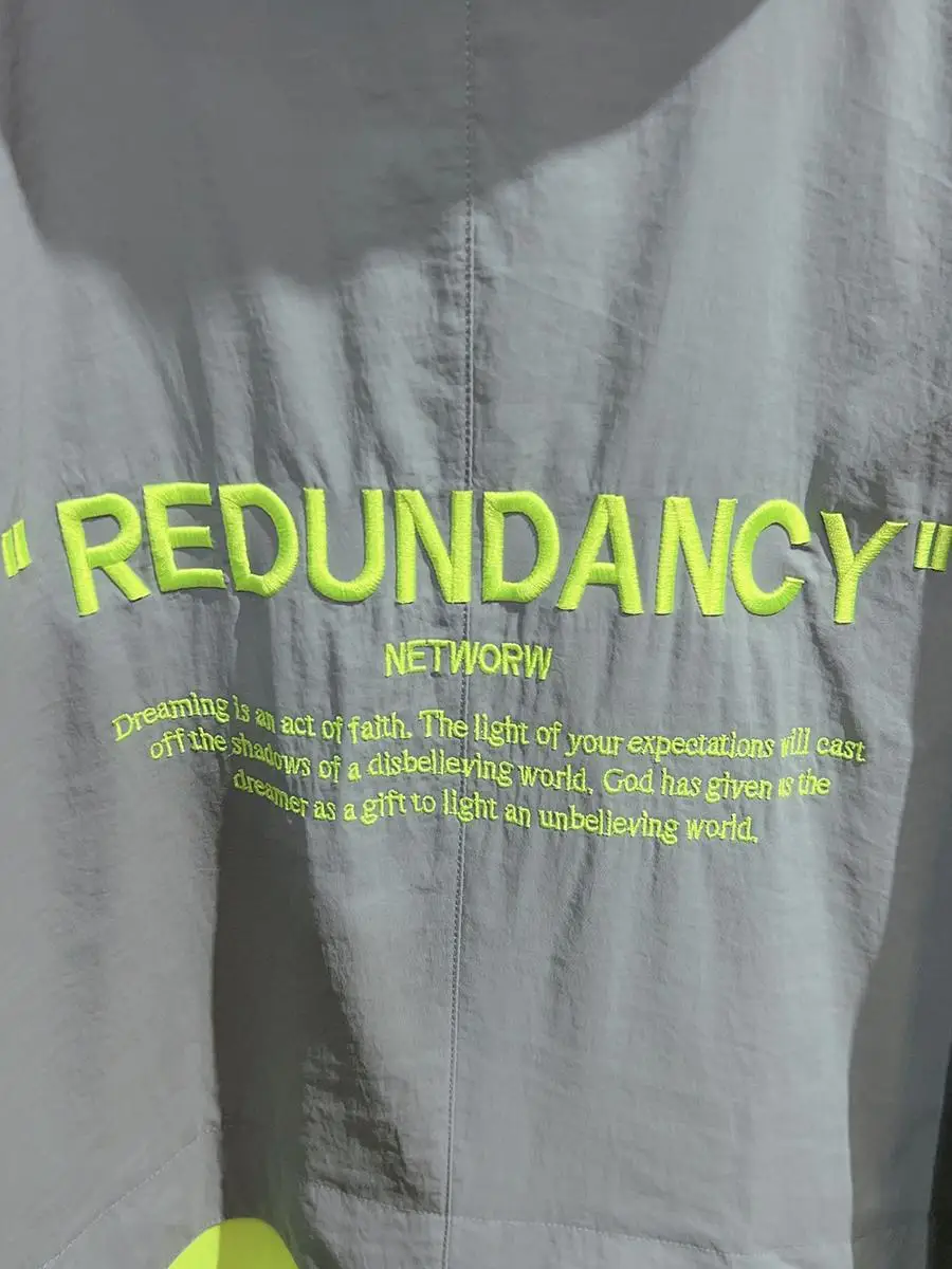 Модная мужская ветровка оверсайз с капюшоном, цветной дизайн Blo, модная молодежная повседневная верхняя одежда из полиэстера