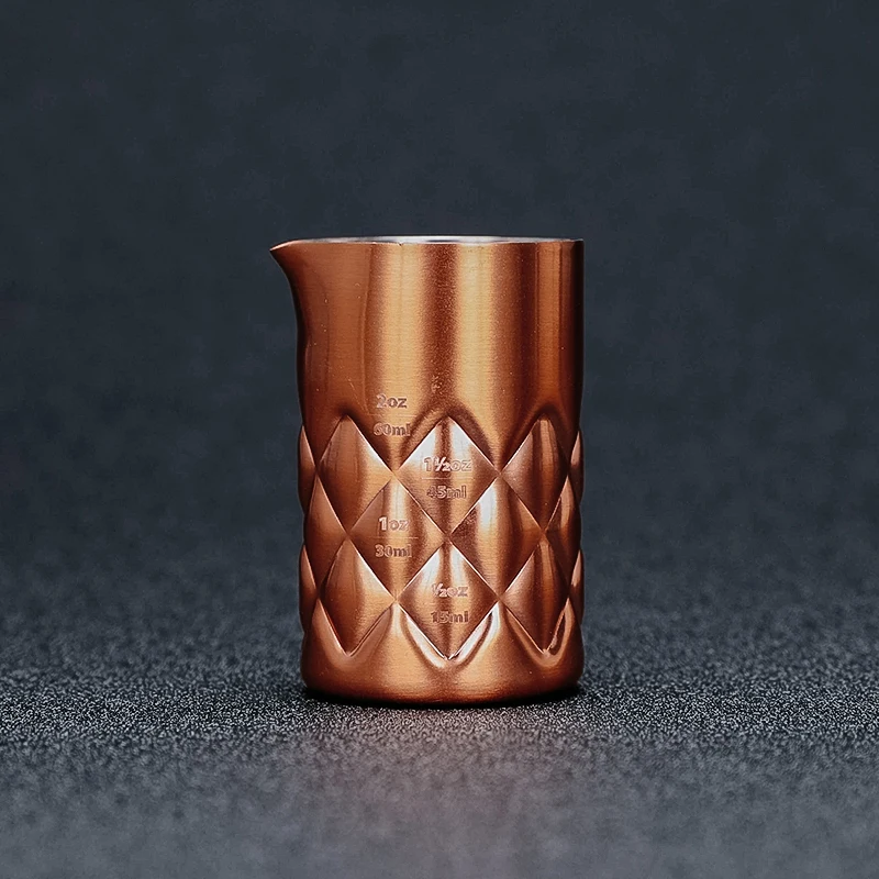 100 مللي 304 قياس كوب أدوات بار قياس كوكتيل Jigger-شريط معدني الروح قياس مع صب صنبور الفضة/النحاس #4