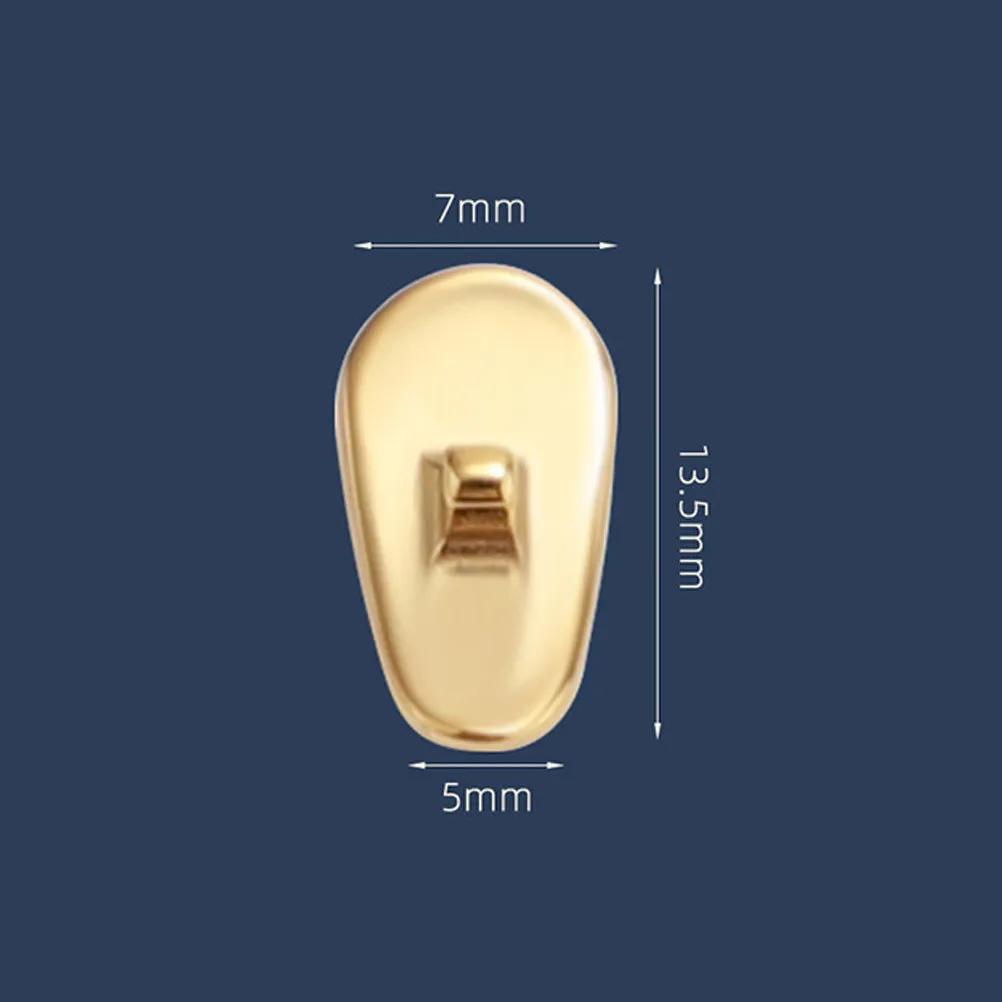 

10Pcs Eyeglass Nose Pads Anti-Slip Ceramic Glasses Nose Grips Replacement Parts for Plastic Frame Comfortable Fit