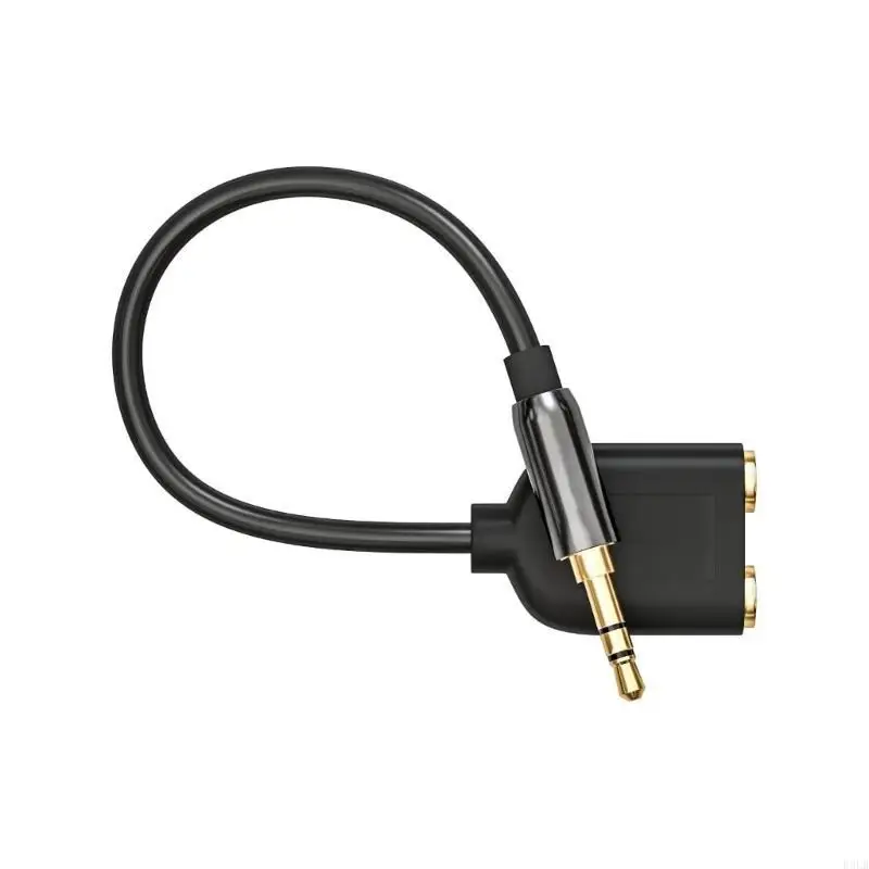 2025 جديد 3.5 ملم الصوتية الكبل تمديد تمديد 3.5 مم ذكر إلى 2 استريو الإناث y
