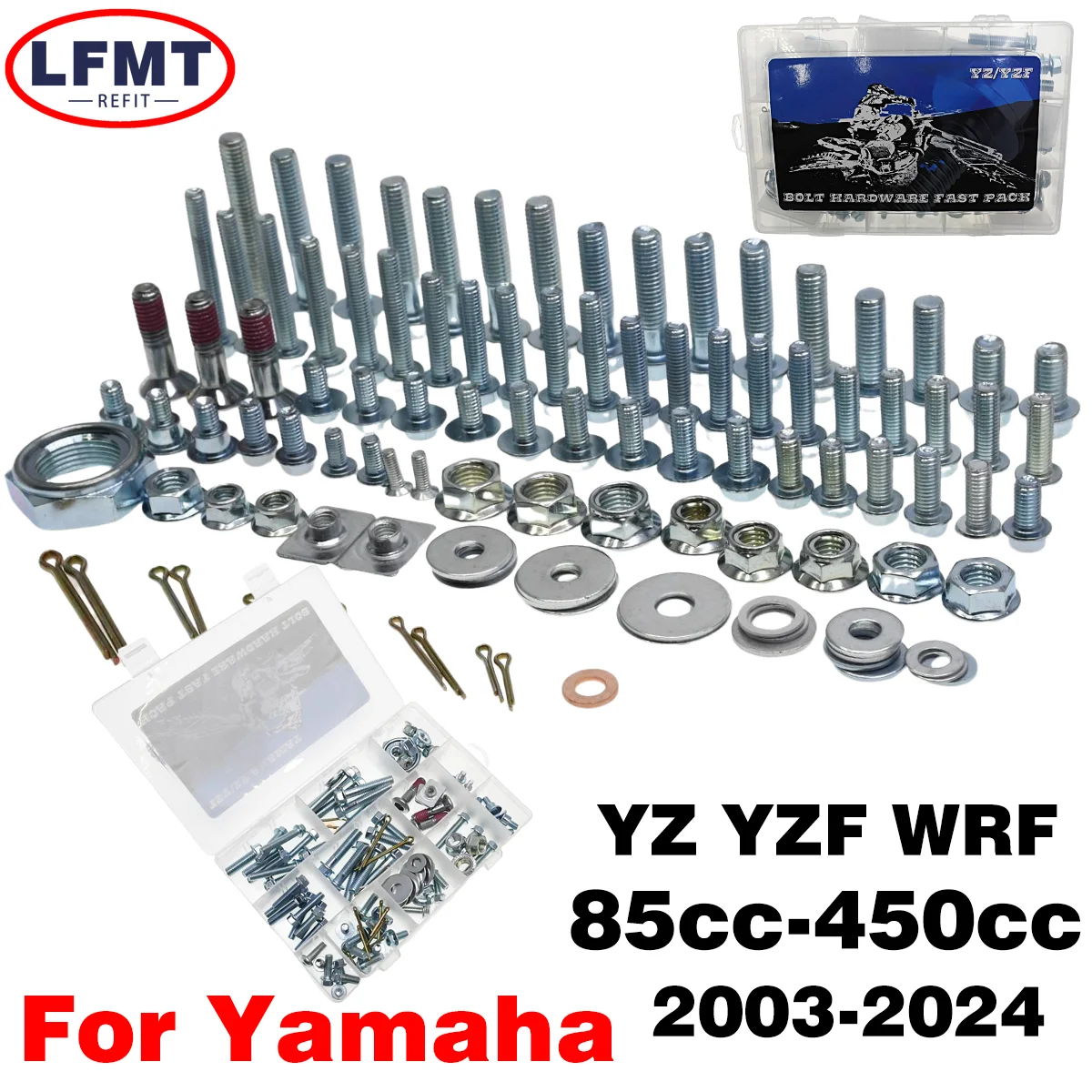 

For YAMAHA YZ65 YZ85 YZ125YZ250 YZ450 WR250F WR450F Dirt bike Hardware screw bolt repair rescue mending Full tool kit Fastener