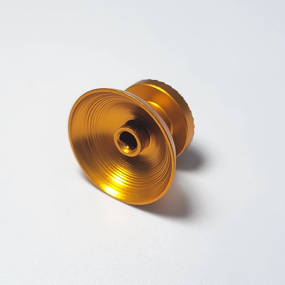 2/10 قطعة سبائك الألومنيوم التناظرية عصا التحكم Thumbstick قبضة غطاء ل PS5 تحكم غمبد اكسسوارات استبدال قبعات الروك #3