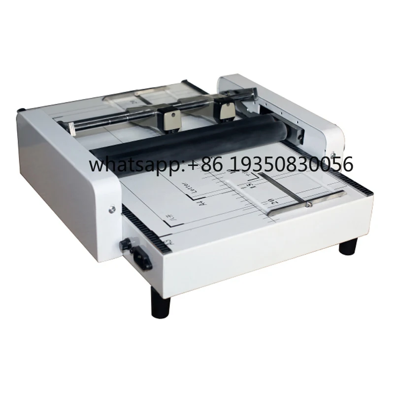 2in1 Electric A3/A4 Double Heads Booklet Binding and Folding Machine