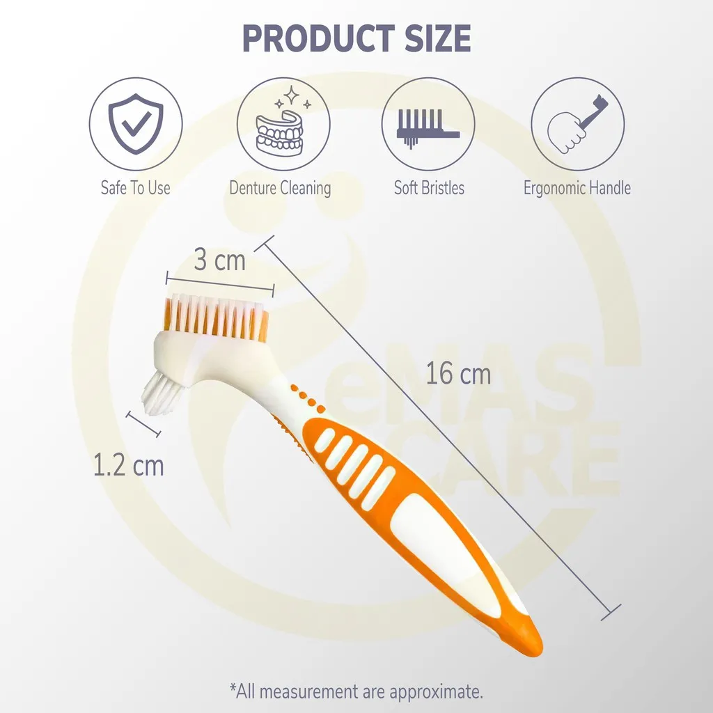 Denture Cleaning Brush Dedicated Denture False Teeth Brush Oral Care Tooth Brush