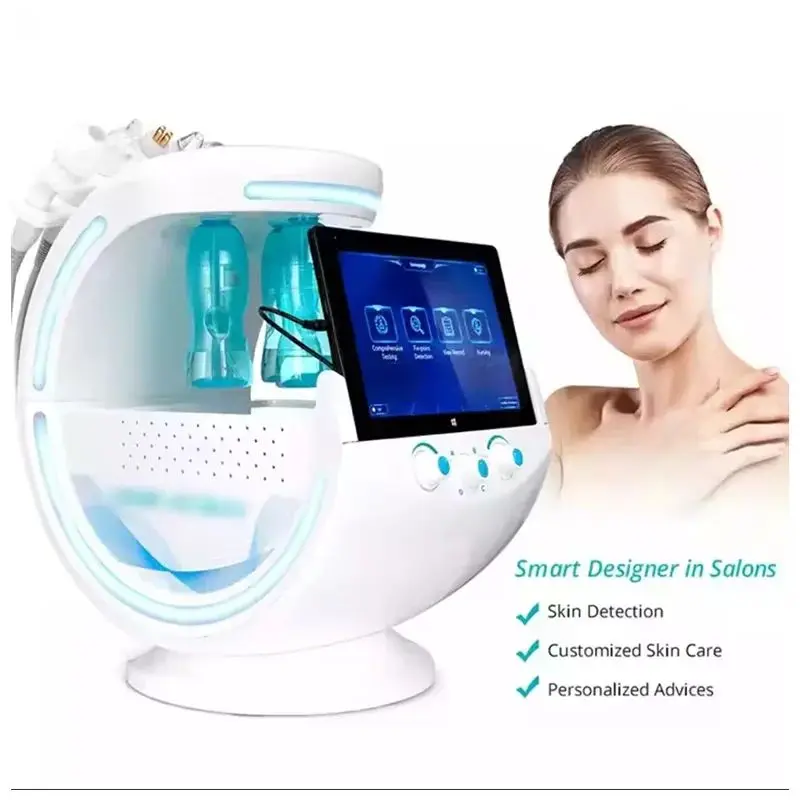 Hydro Dermabrasion Facial Beauty Machine für Tiefenreinigung Smart Ice Blue Multifunktions-Hautmanagementsystem