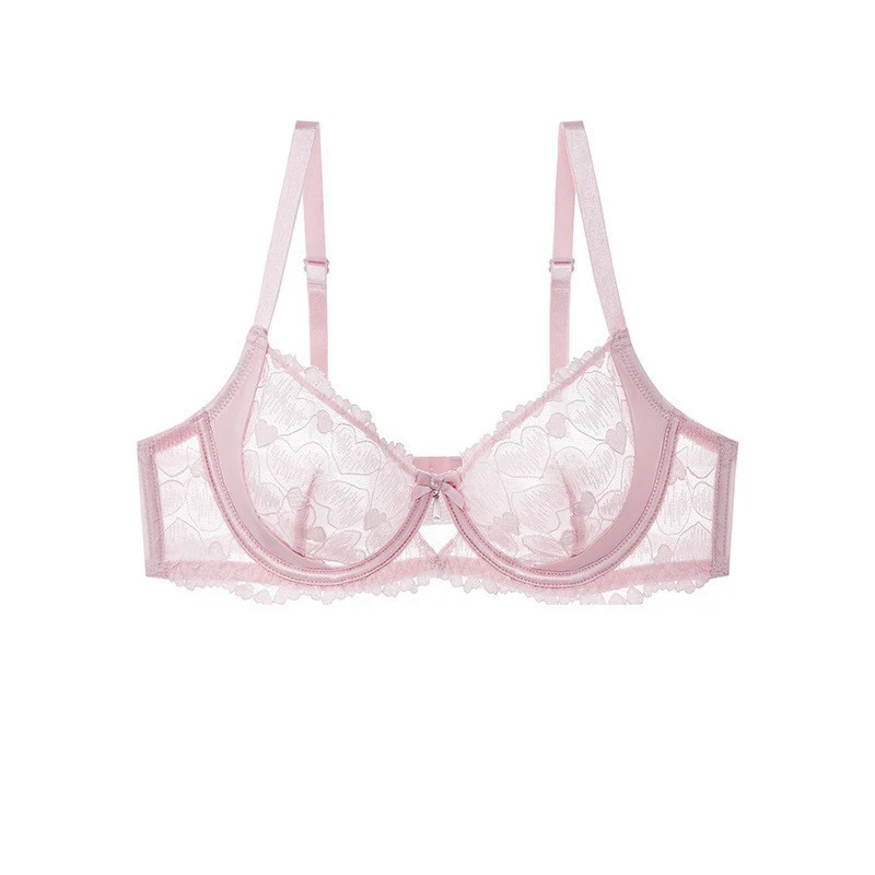 Conjunto Lencería Luxe Français Dentelle Brodée Noir Mystère Rose Pur Soutien-Gorge Grand Découpe Cadeau Sensual Diseño Elegante