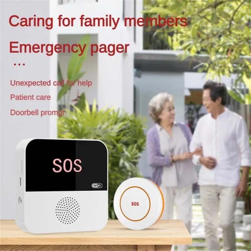 Smart Pager Intelligent Operation Reliable Elderly Assistance Pager The Elderly -click Emergency Caller Security Advanced