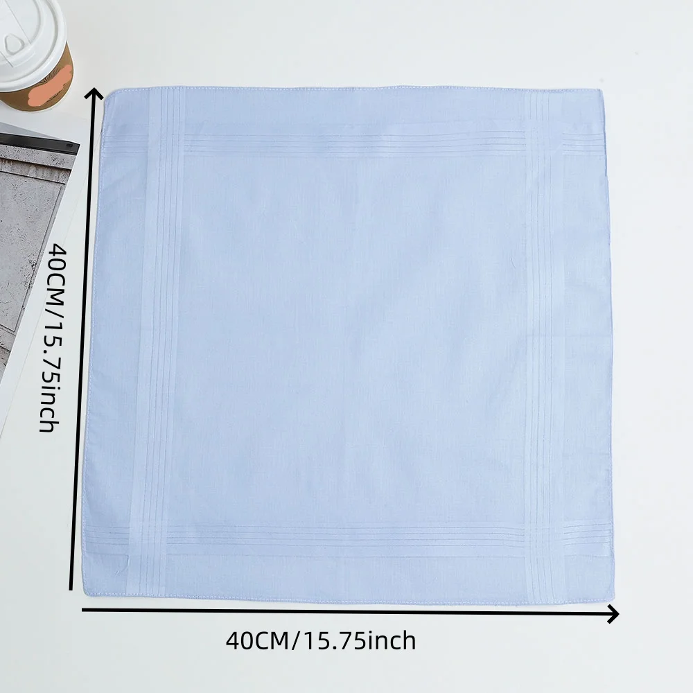 10 confezioni di fazzoletti da uomo in puro cotone, fazzoletti di cotone morbidi e confortevoli, souvenir dello sposo della stagione nuziale, asciugamani per pantaloni da tasca con patta