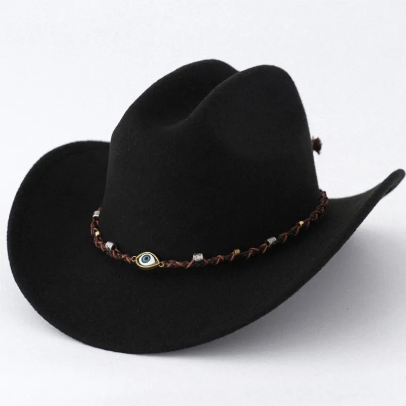 New style woven rope personalized party top hat