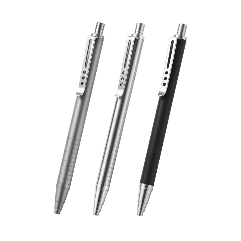 

TC4 Titanium Alloy EDC Pen Lightweight Casual Outdoor Climbing Business Travel Pen for Camping Hiking