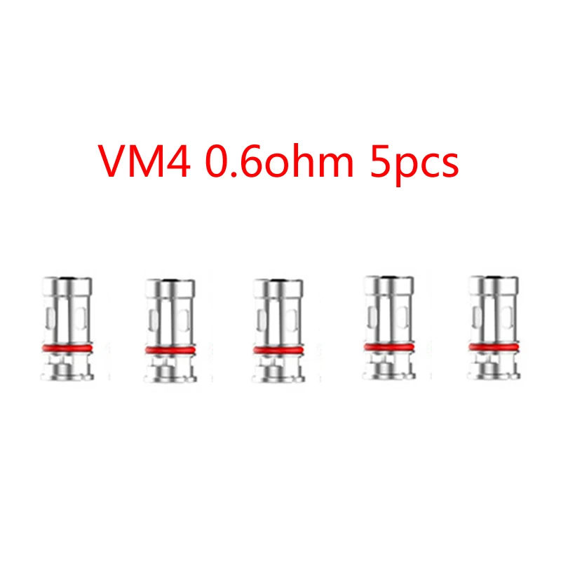 

Катушка VM4, 5 шт., 0,6 Ом для комплекта VINCI Mod Pod/DRAG S/Drag X/Drag 4