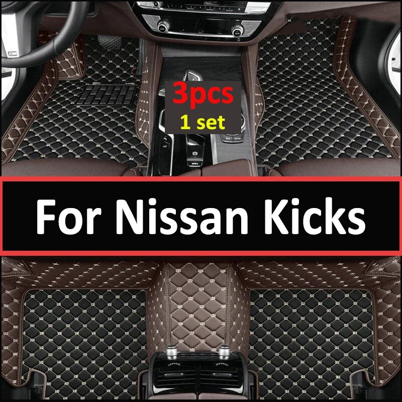 

Car Floor Mats For Nissan Kicks 2022 2021 2020 2019 2018 2017 Carpets Foot Custom Accessories Interior Pedals Products Covers